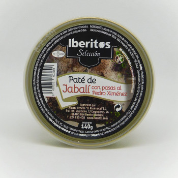 PATÉ DE JABALÍ  AL PEDRO XIMENEZ 140GR